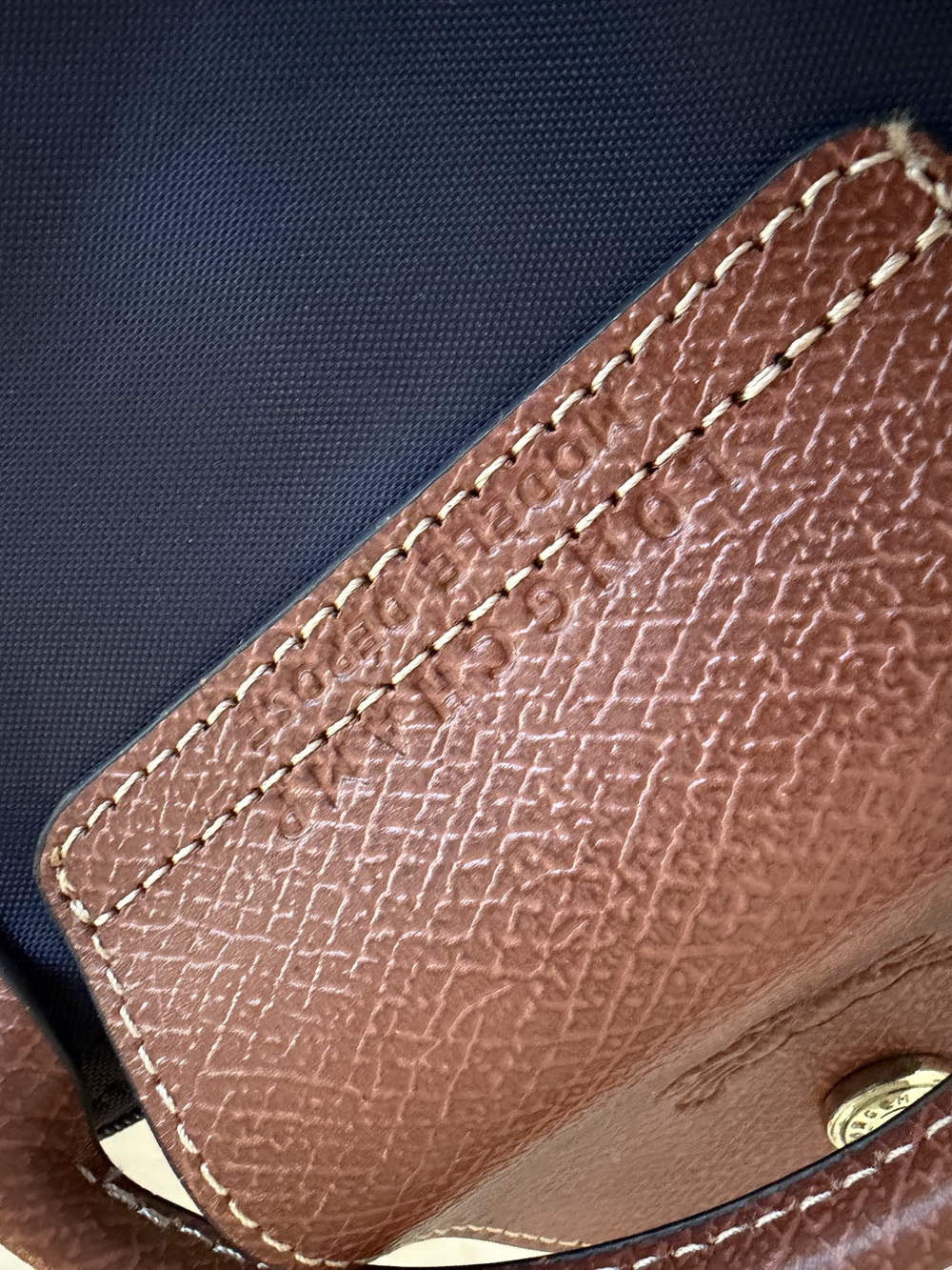 Longchamp LE PLIAGE ORIGINAL POUCH Navy - Picture 3 of 4